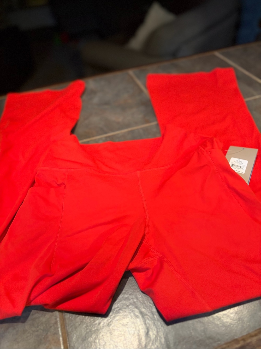 NWT Orange Women’s High-Waist Active Flare Leggings -  Seamless Fit